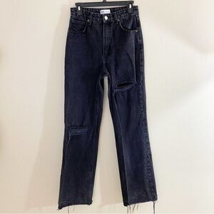 Zara High Rise Women Jeans - Black
